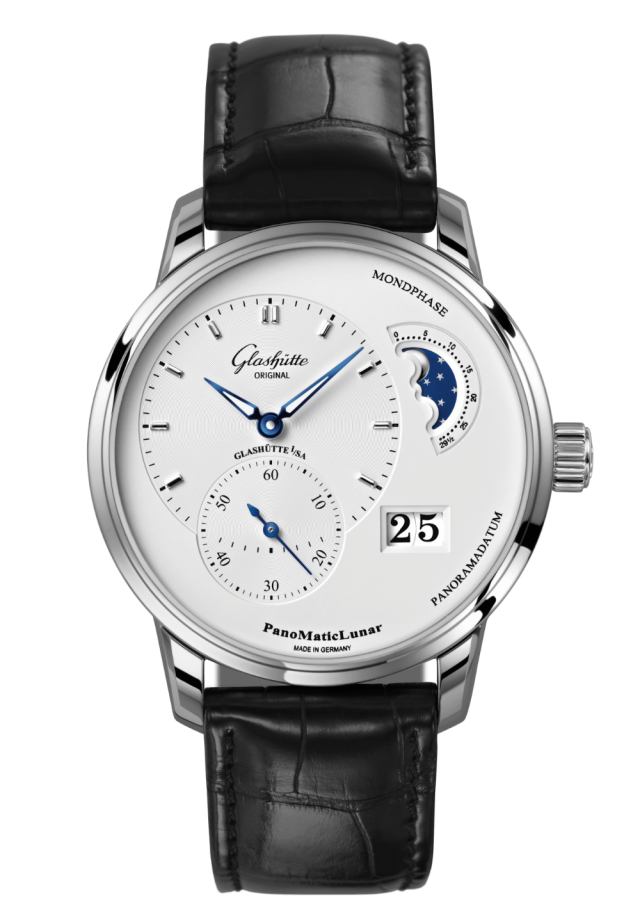 Glashutte original panomaticlunar blue sale